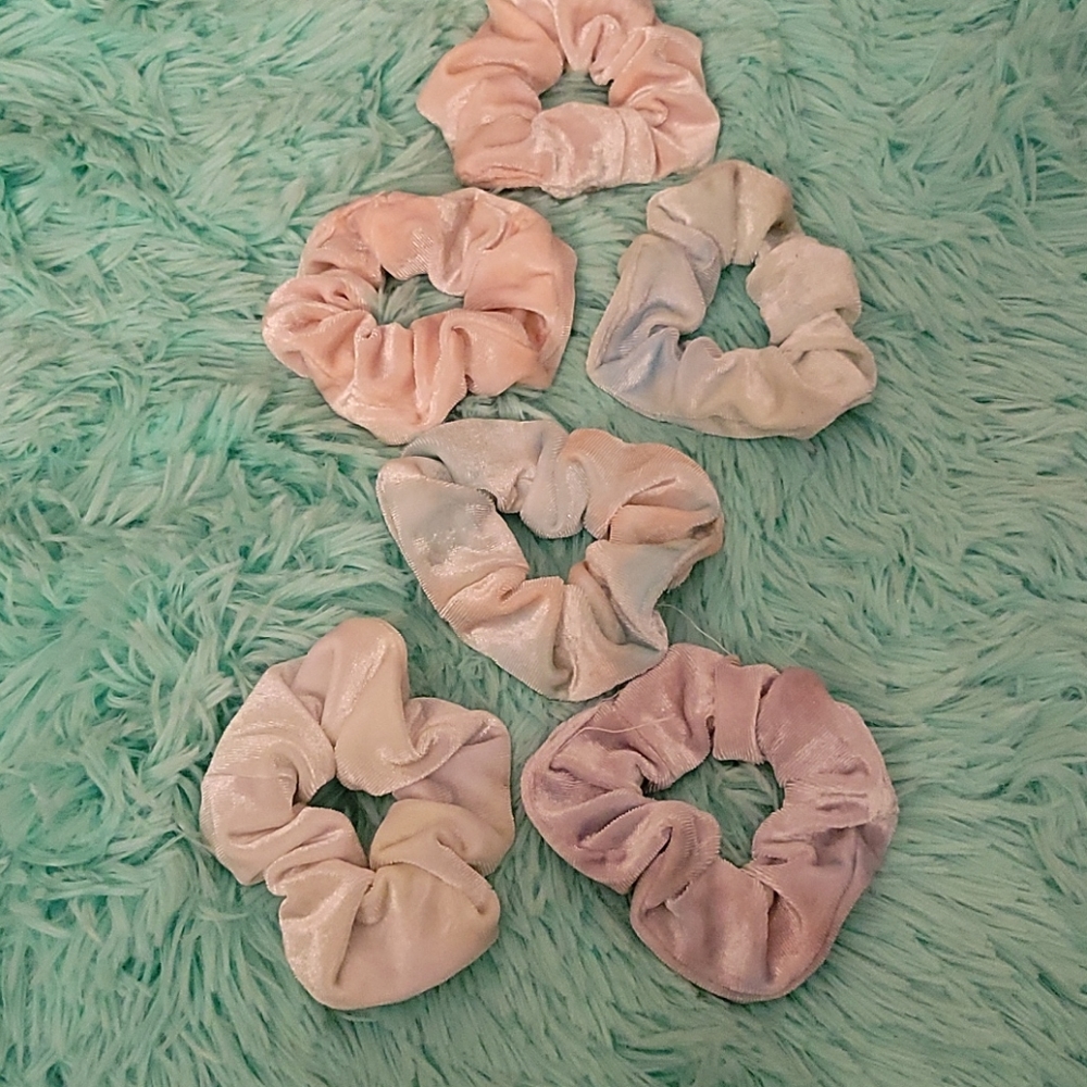 Hand Dyed Velvet Scrunchies